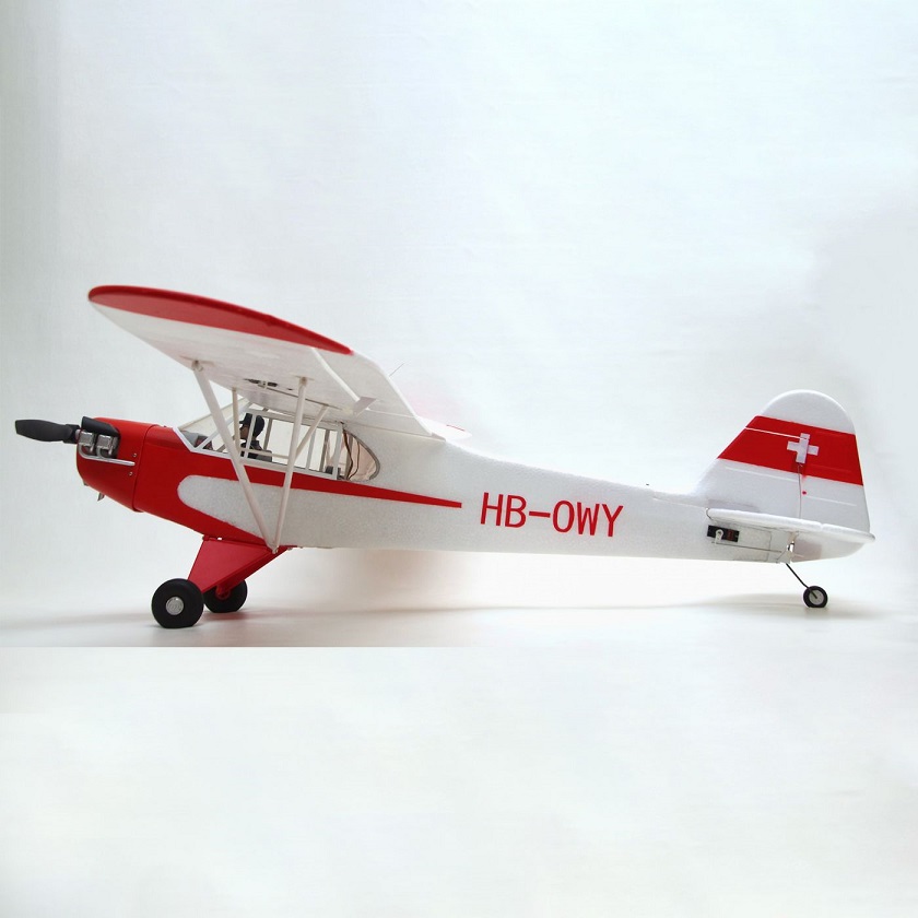 FMS Piper J-3 Cub V3 PNP with Floats, 1400mm